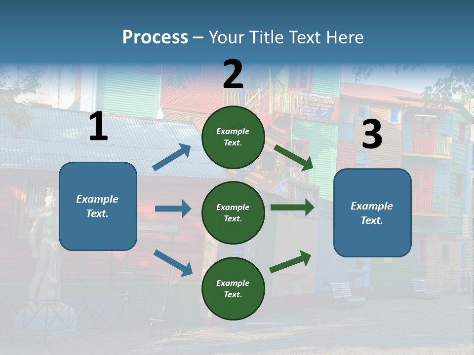 Colored Exterior Architectural PowerPoint Template