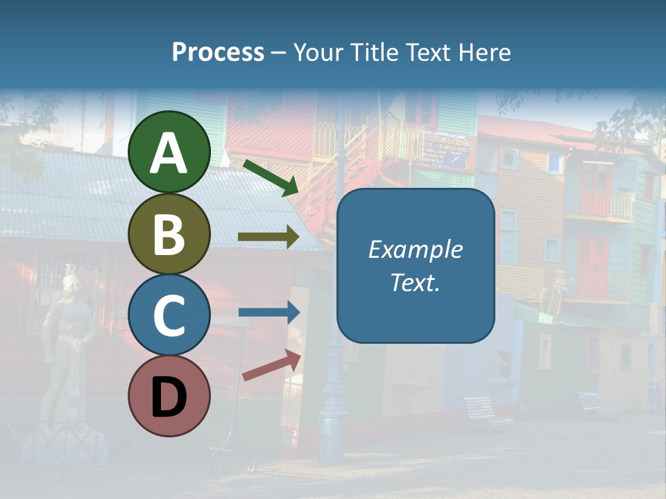 Colored Exterior Architectural PowerPoint Template