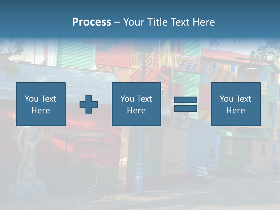Colored Exterior Architectural PowerPoint Template