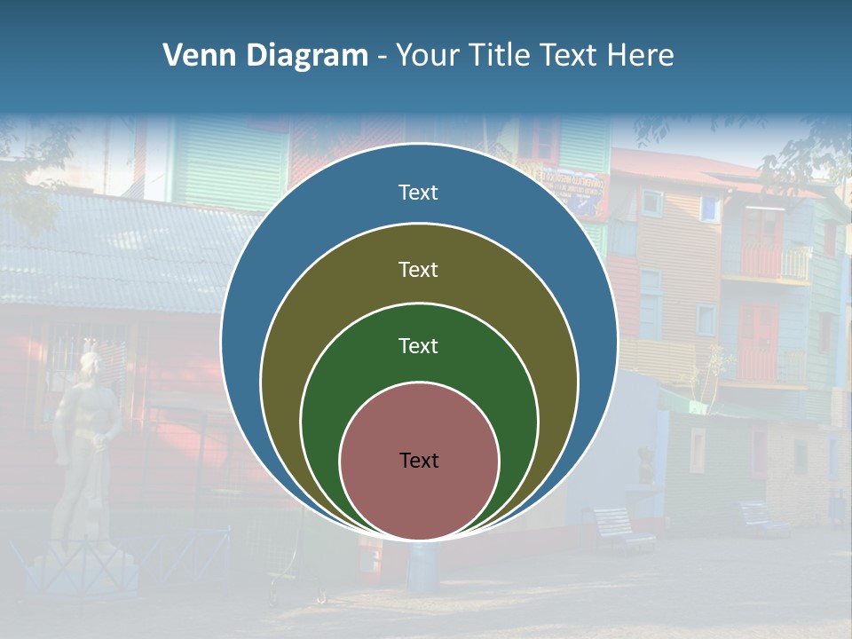 Colored Exterior Architectural PowerPoint Template