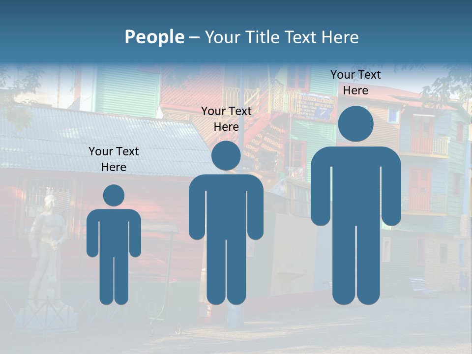 Colored Exterior Architectural PowerPoint Template