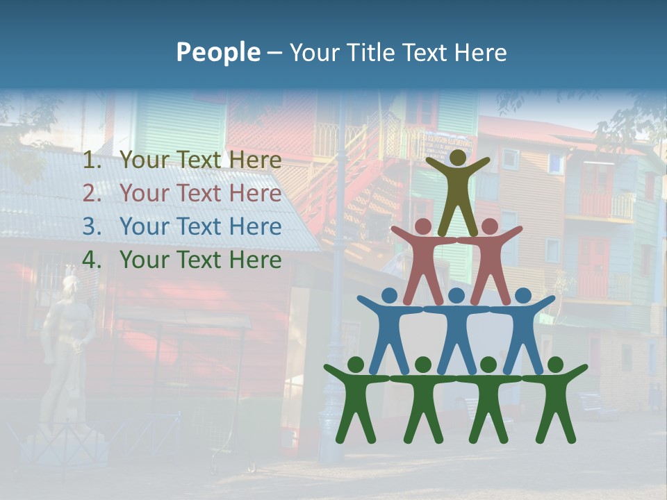 Colored Exterior Architectural PowerPoint Template