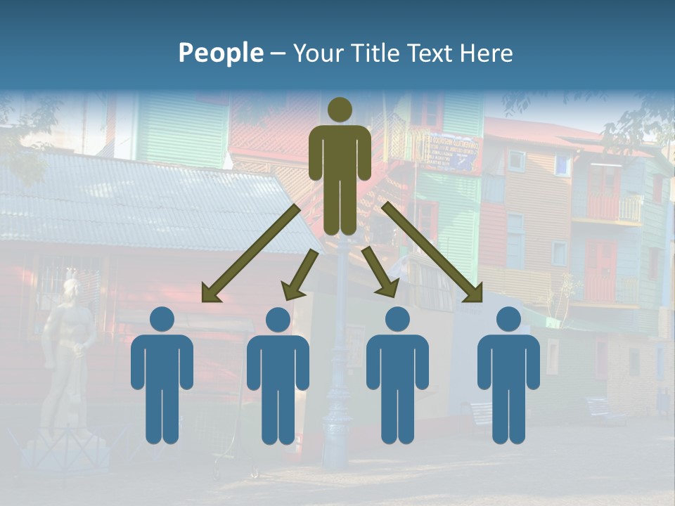 Colored Exterior Architectural PowerPoint Template