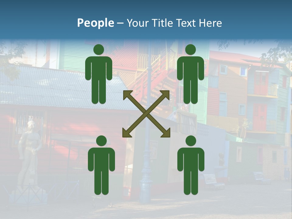 Colored Exterior Architectural PowerPoint Template