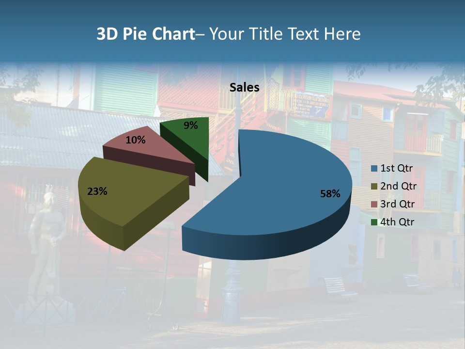 Colored Exterior Architectural PowerPoint Template
