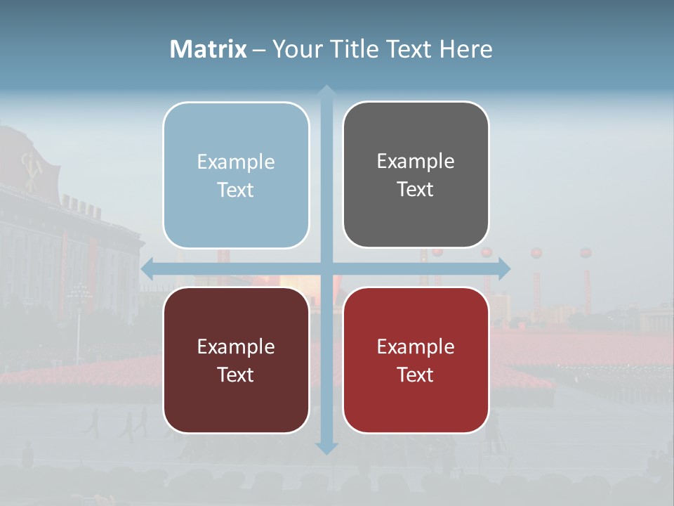 A Group Of People Standing In Front Of A Field Of Flowers PowerPoint Template