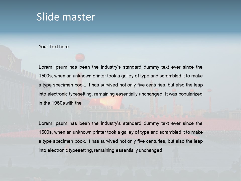 A Group Of People Standing In Front Of A Field Of Flowers PowerPoint Template