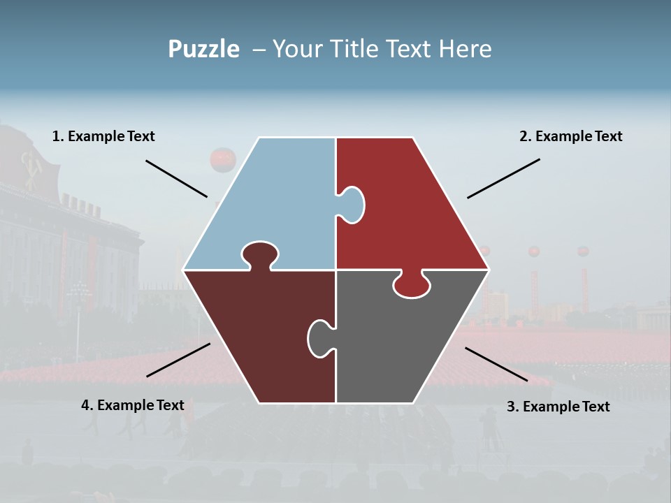 A Group Of People Standing In Front Of A Field Of Flowers PowerPoint Template