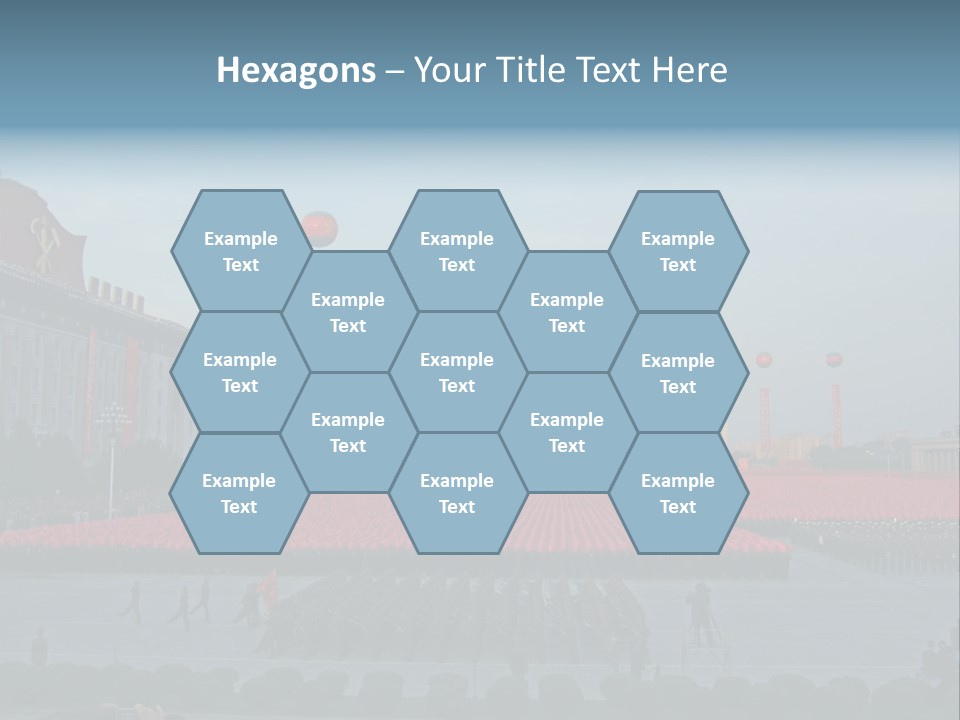 A Group Of People Standing In Front Of A Field Of Flowers PowerPoint Template