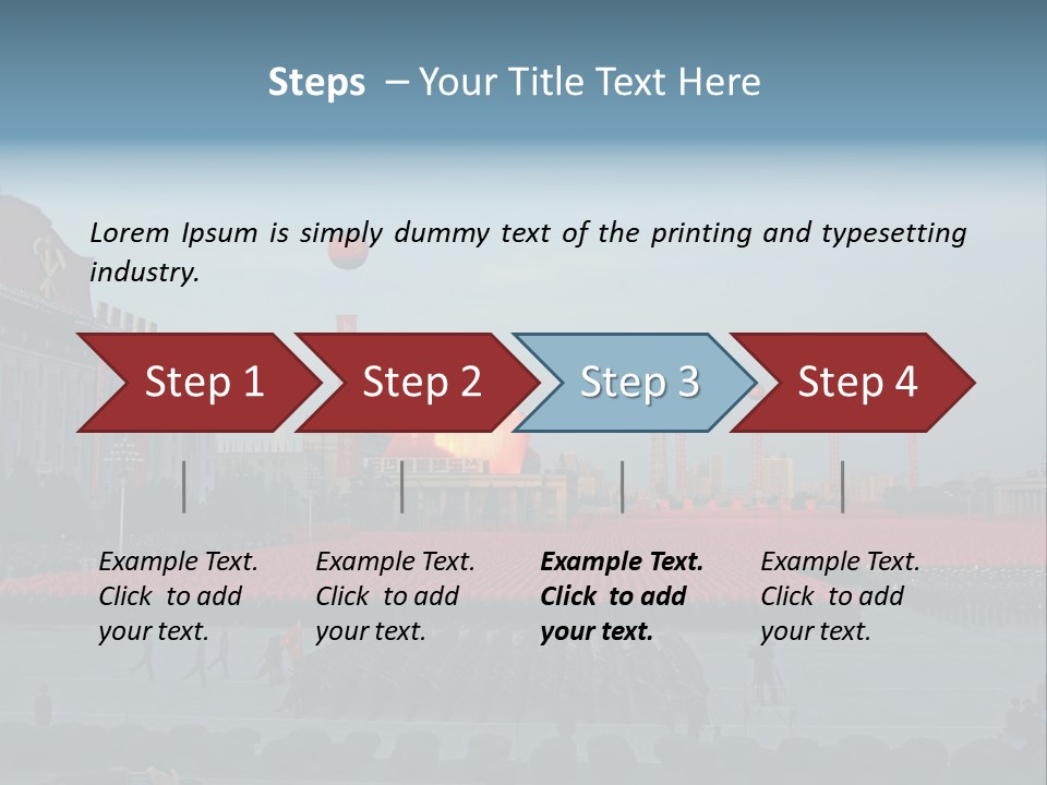 A Group Of People Standing In Front Of A Field Of Flowers PowerPoint Template