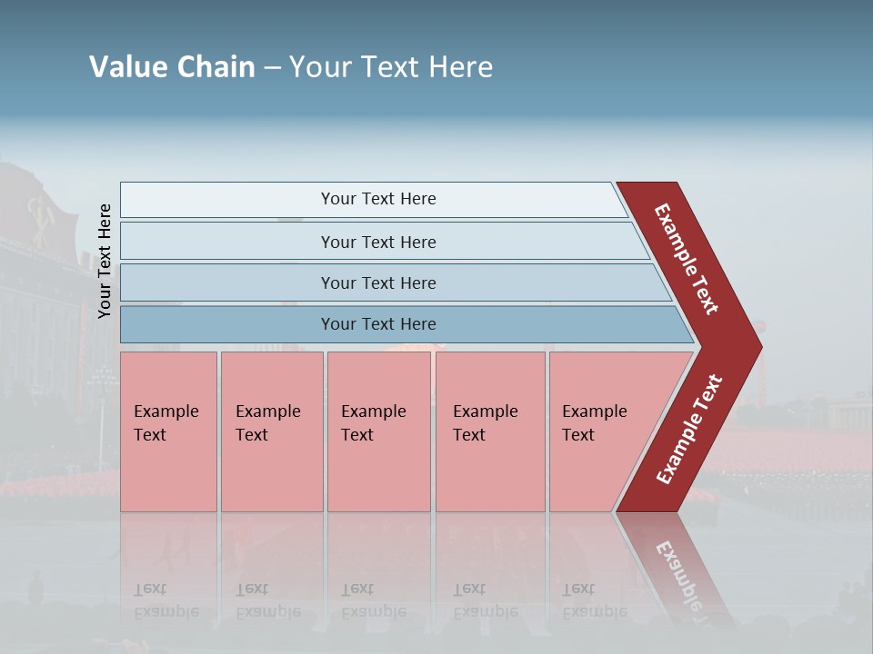 A Group Of People Standing In Front Of A Field Of Flowers PowerPoint Template