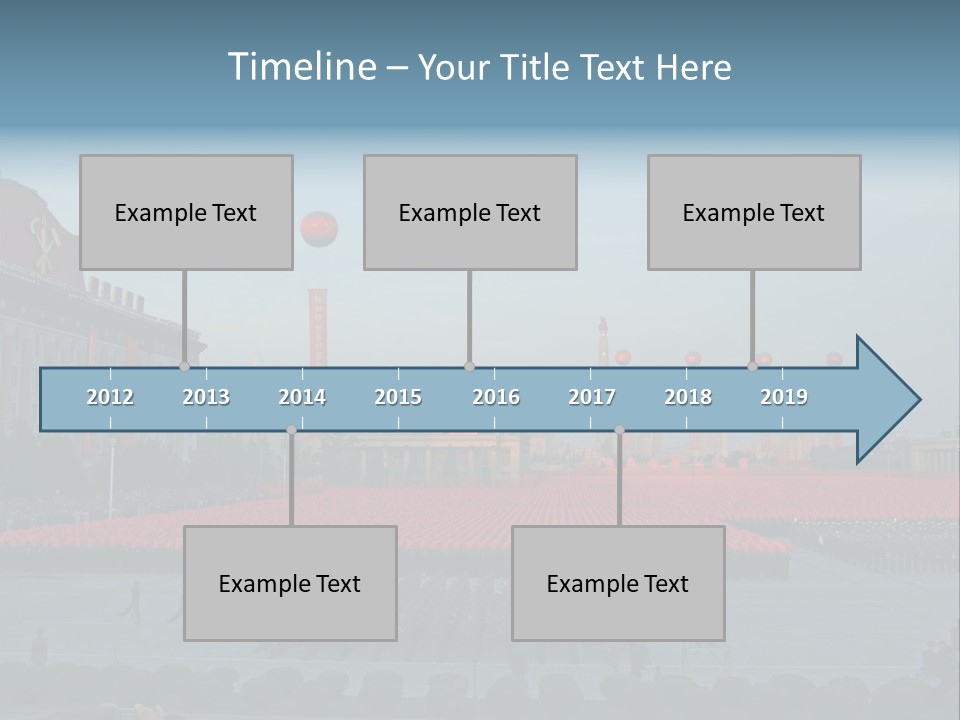 A Group Of People Standing In Front Of A Field Of Flowers PowerPoint Template