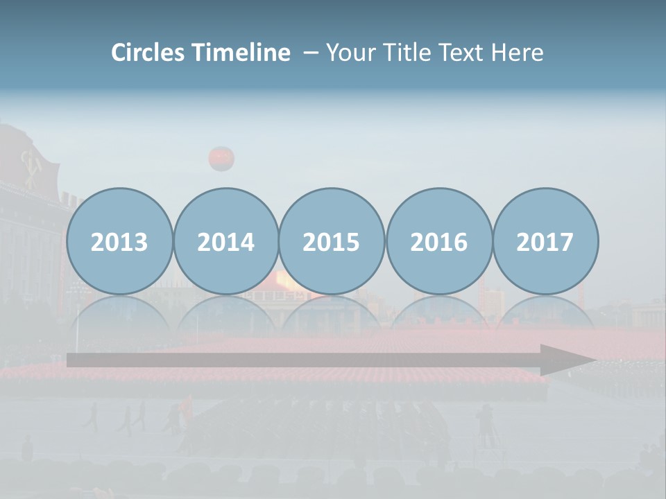 A Group Of People Standing In Front Of A Field Of Flowers PowerPoint Template