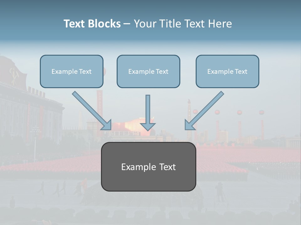 A Group Of People Standing In Front Of A Field Of Flowers PowerPoint Template