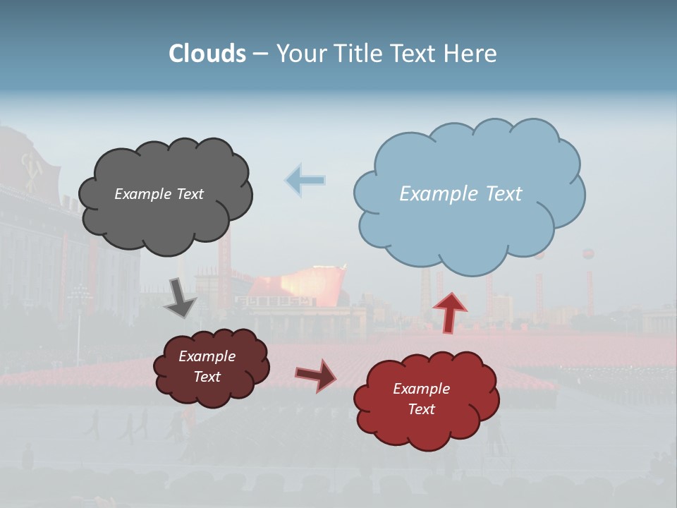 A Group Of People Standing In Front Of A Field Of Flowers PowerPoint Template