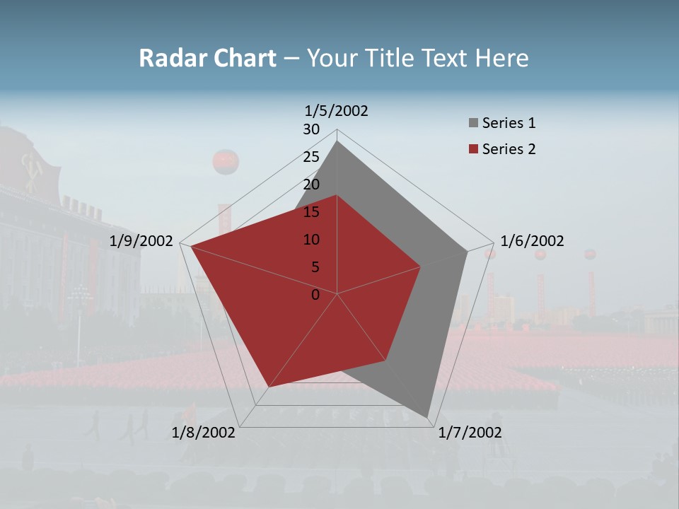 A Group Of People Standing In Front Of A Field Of Flowers PowerPoint Template