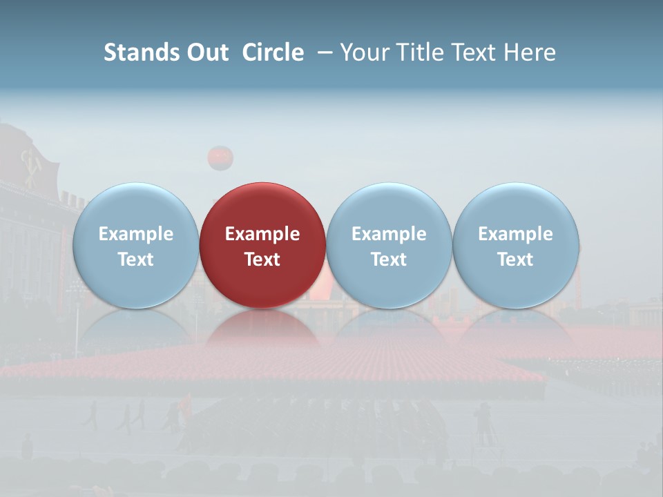 A Group Of People Standing In Front Of A Field Of Flowers PowerPoint Template