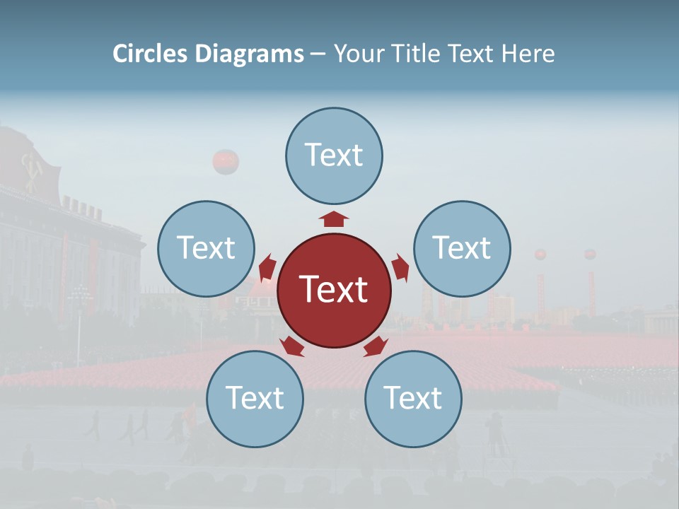 A Group Of People Standing In Front Of A Field Of Flowers PowerPoint Template