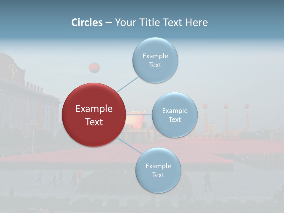 A Group Of People Standing In Front Of A Field Of Flowers PowerPoint Template