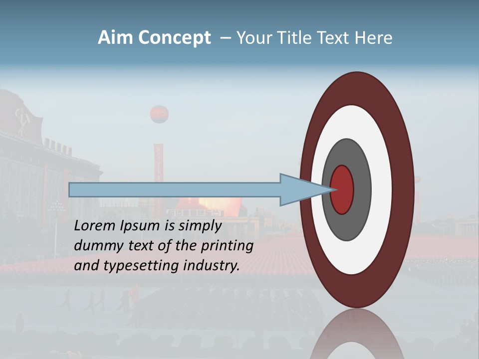 A Group Of People Standing In Front Of A Field Of Flowers PowerPoint Template