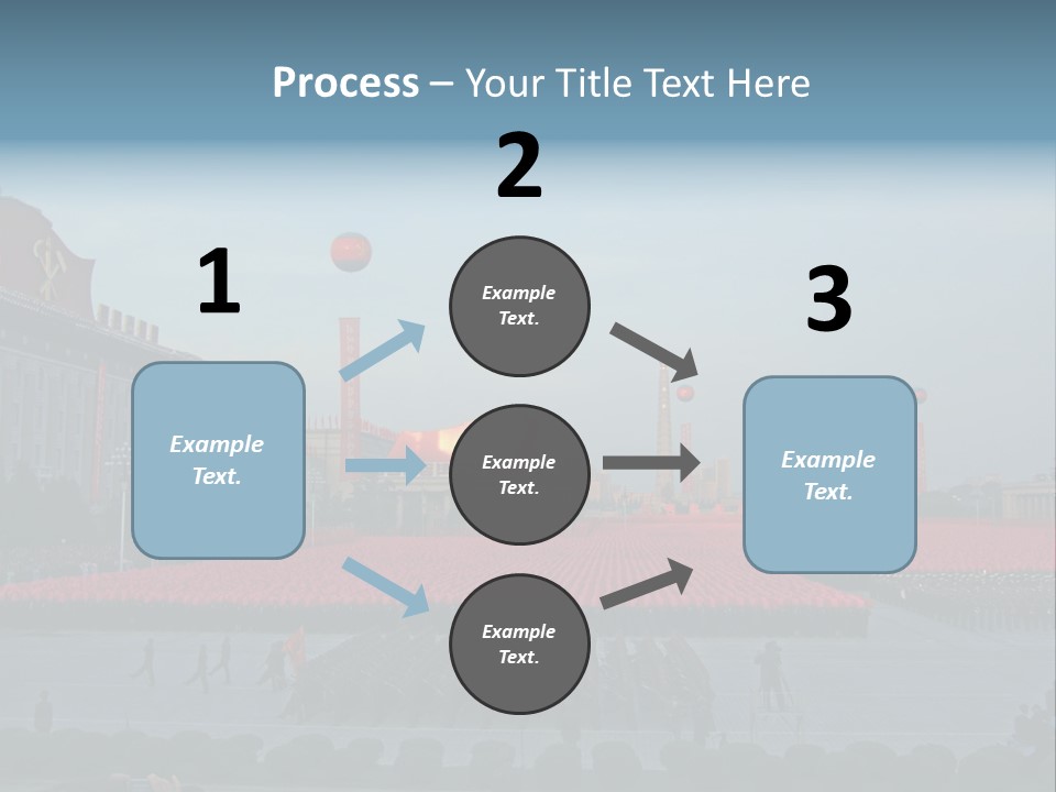 A Group Of People Standing In Front Of A Field Of Flowers PowerPoint Template