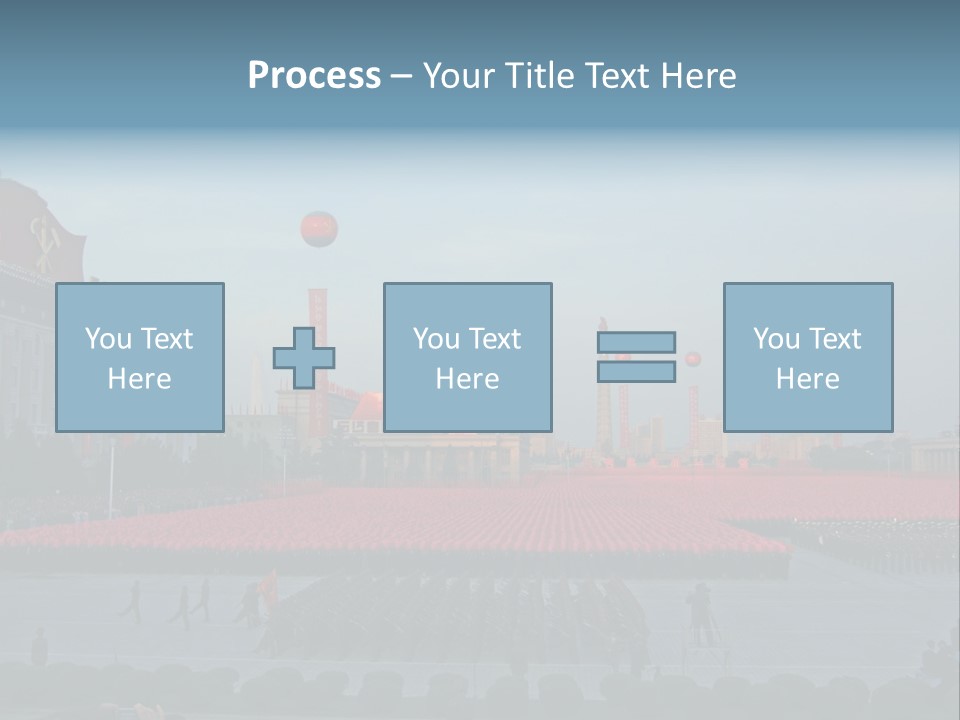 A Group Of People Standing In Front Of A Field Of Flowers PowerPoint Template
