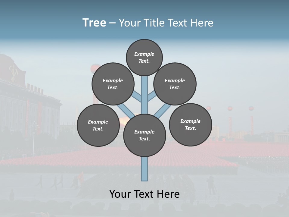 A Group Of People Standing In Front Of A Field Of Flowers PowerPoint Template