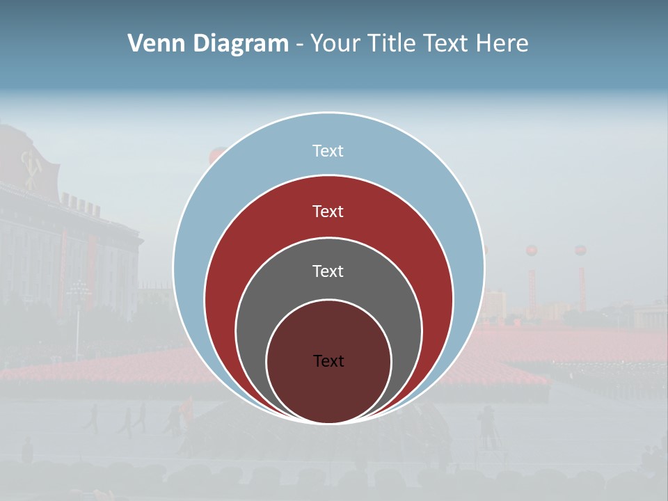 A Group Of People Standing In Front Of A Field Of Flowers PowerPoint Template