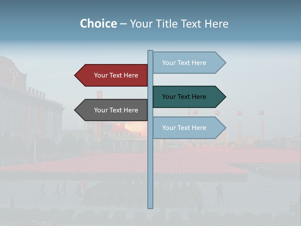 A Group Of People Standing In Front Of A Field Of Flowers PowerPoint Template