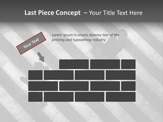 Achievement Red Sphere PowerPoint Template