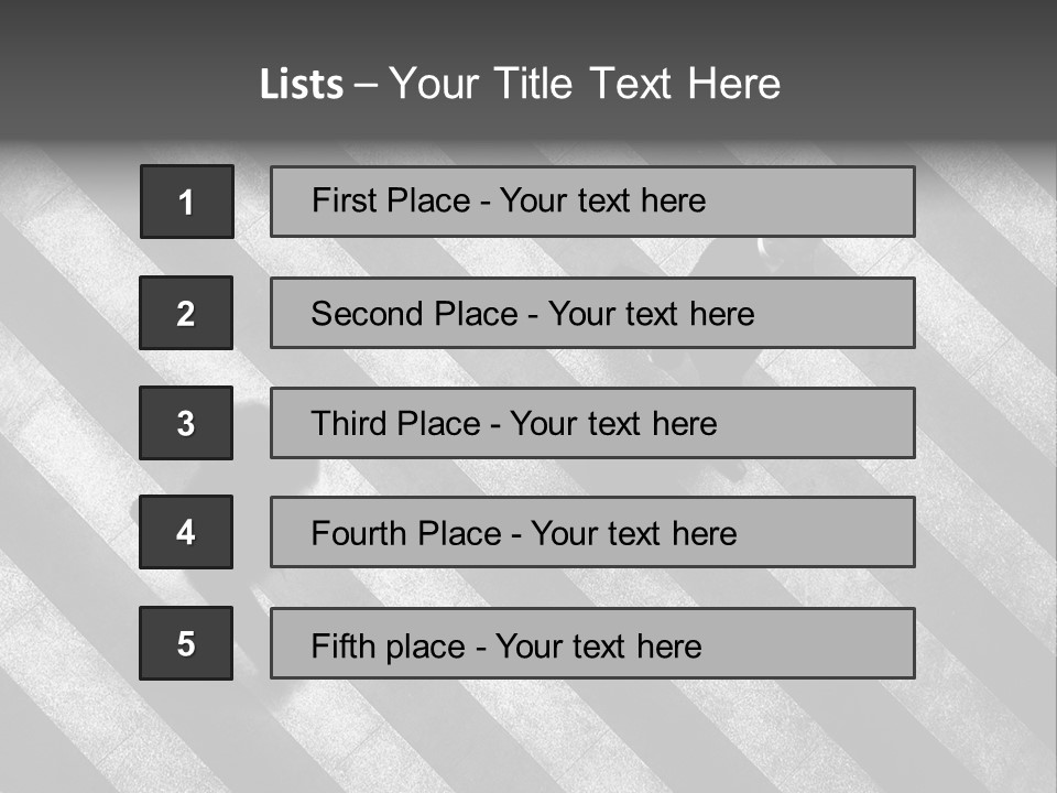 Achievement Red Sphere PowerPoint Template