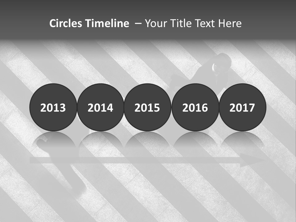 Achievement Red Sphere PowerPoint Template