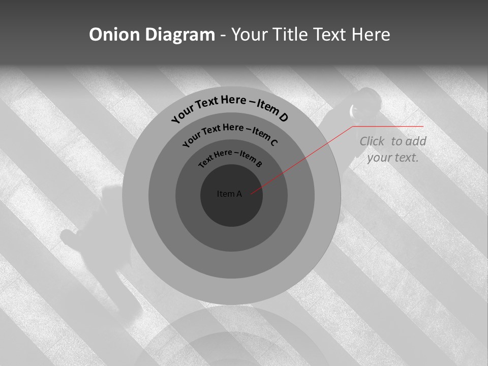 Achievement Red Sphere PowerPoint Template