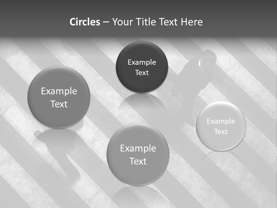 Achievement Red Sphere PowerPoint Template