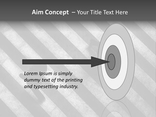 Achievement Red Sphere PowerPoint Template