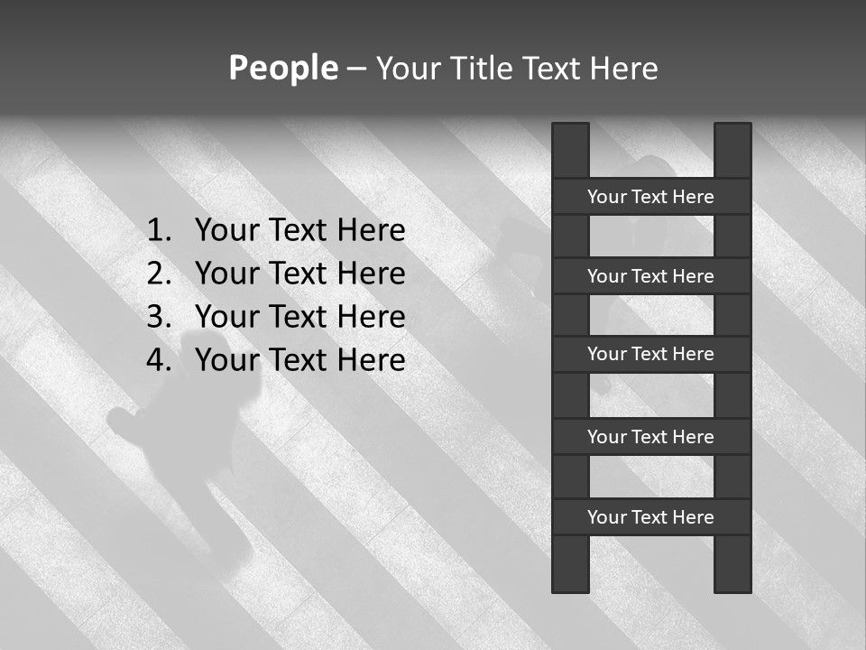 Achievement Red Sphere PowerPoint Template