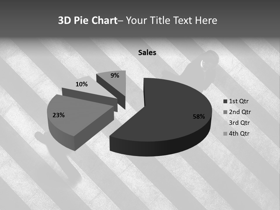 Achievement Red Sphere PowerPoint Template