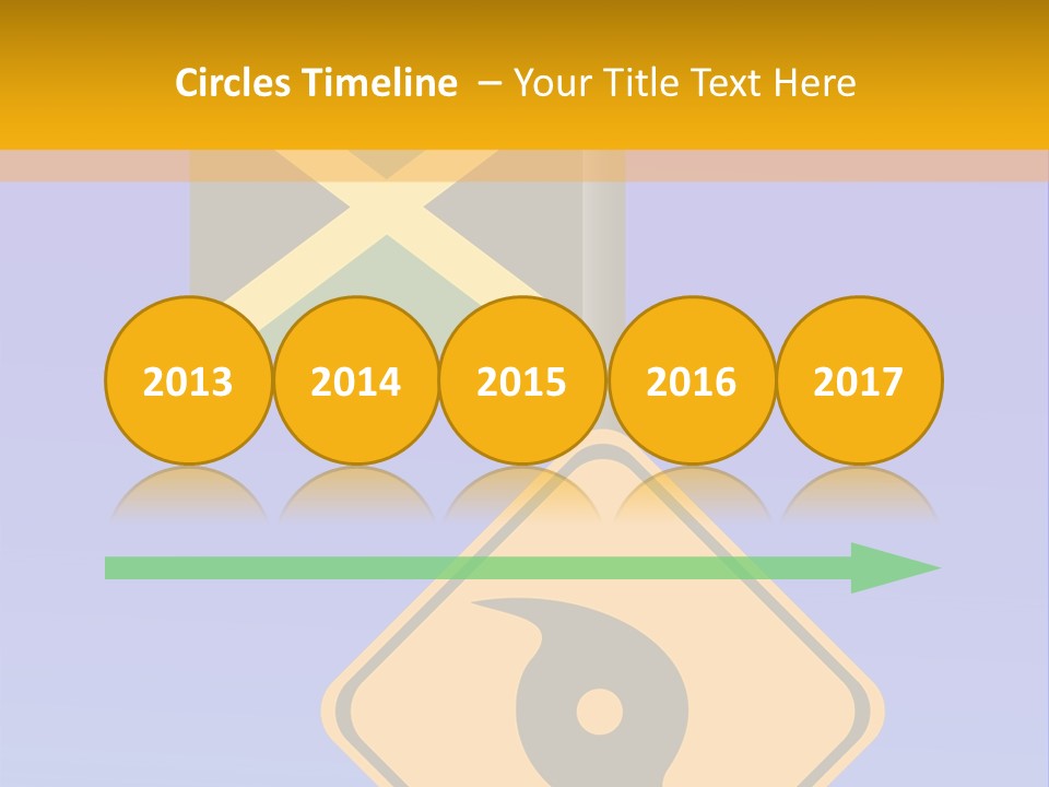 Notice Hurricane Damage PowerPoint Template