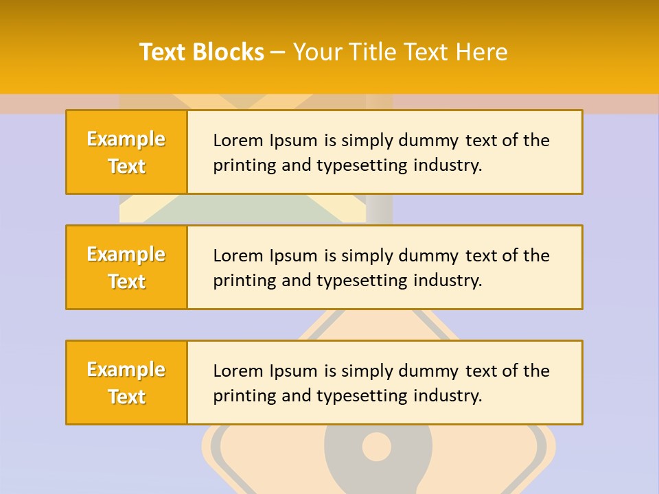 Notice Hurricane Damage PowerPoint Template