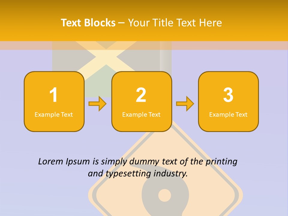 Notice Hurricane Damage PowerPoint Template