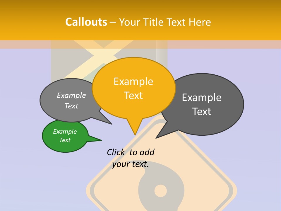 Notice Hurricane Damage PowerPoint Template
