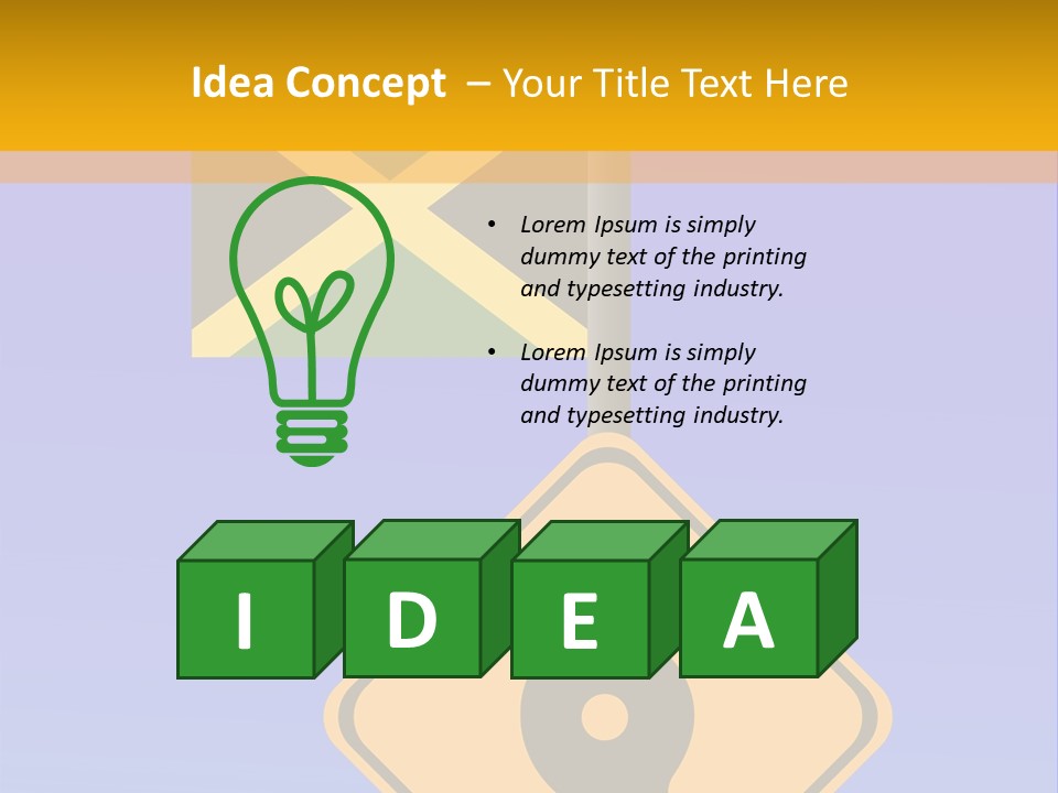 Notice Hurricane Damage PowerPoint Template