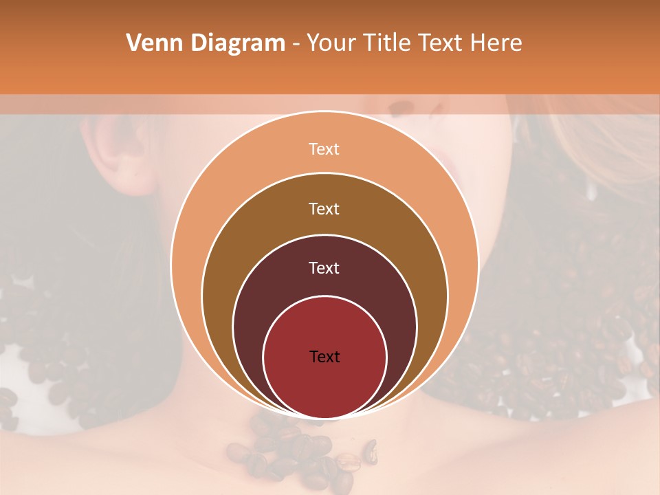 A Naked Woman With Coffee Beans On Her Chest PowerPoint Template