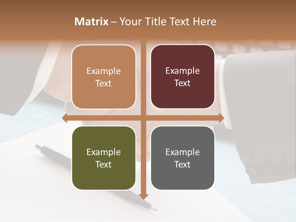 Greeting Human Male PowerPoint Template