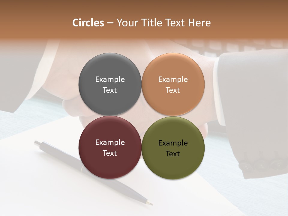 Greeting Human Male PowerPoint Template