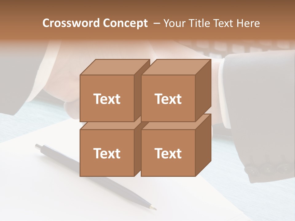 Greeting Human Male PowerPoint Template