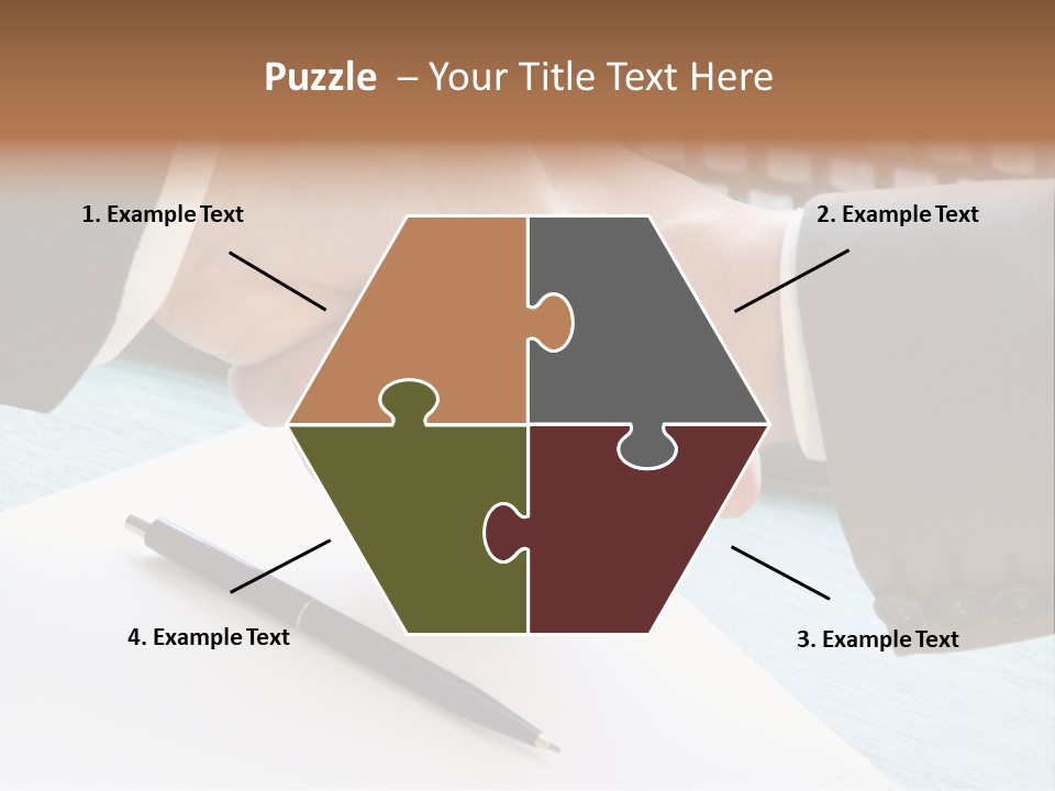Greeting Human Male PowerPoint Template