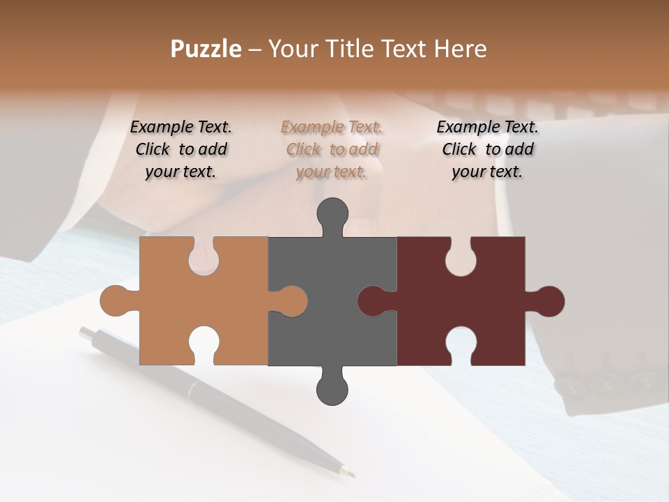 Greeting Human Male PowerPoint Template