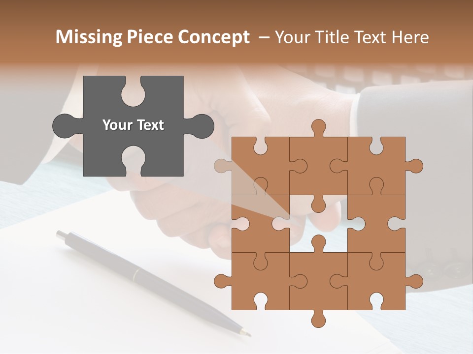 Greeting Human Male PowerPoint Template