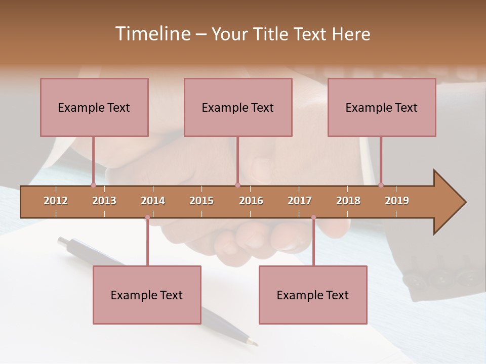 Greeting Human Male PowerPoint Template